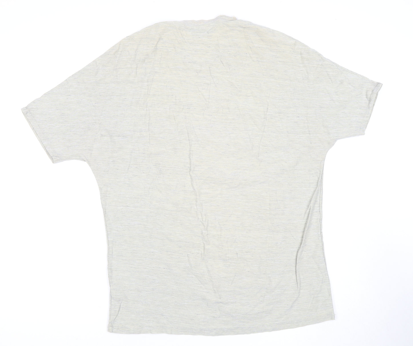 COS Women's Beige M Crew Neck T-Shirt