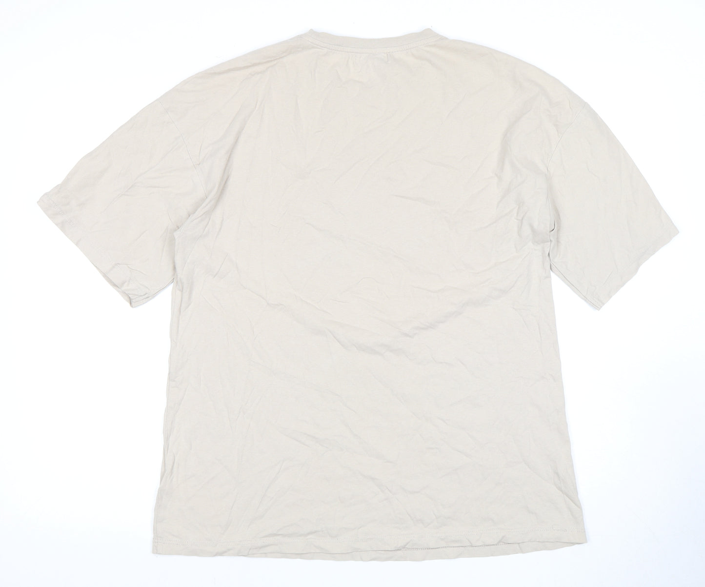 Topshop Beige Women's T-Shirt Size S Eye Theme