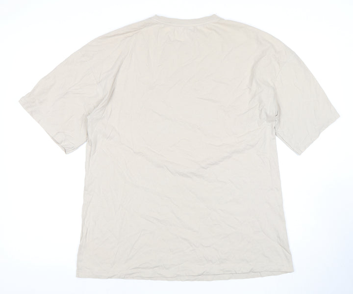 Topshop Beige Women's T-Shirt Size S Eye Theme