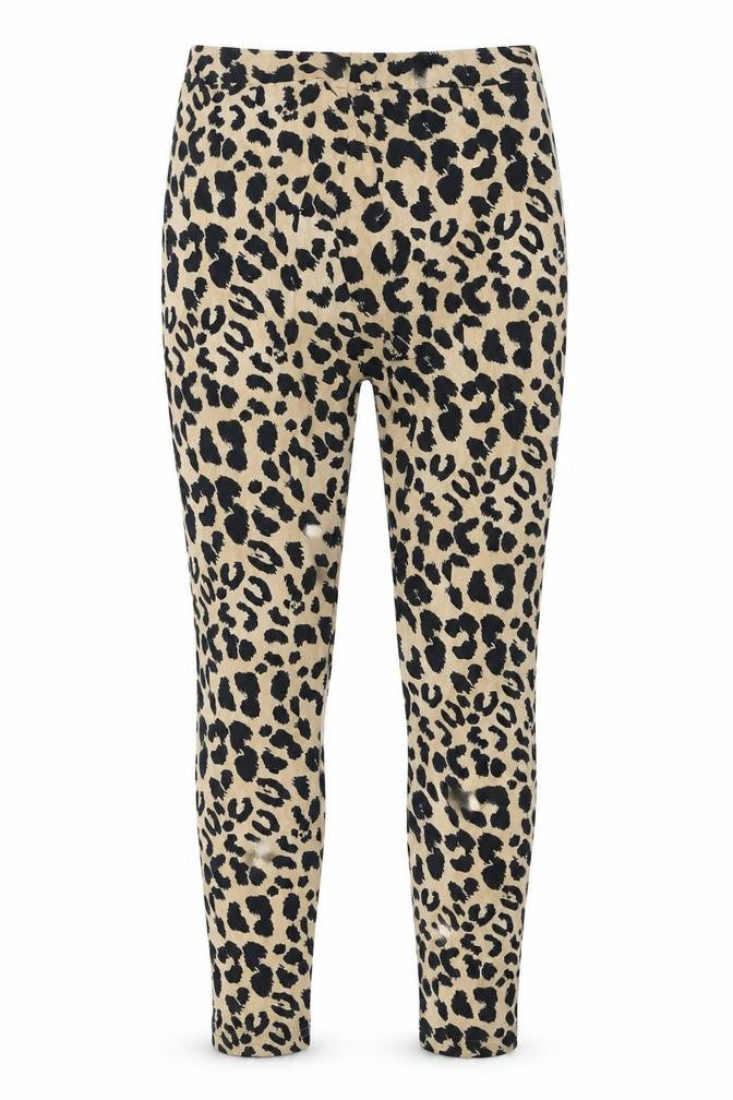 New Look Women's Beige Animal Print Ankle Leggings