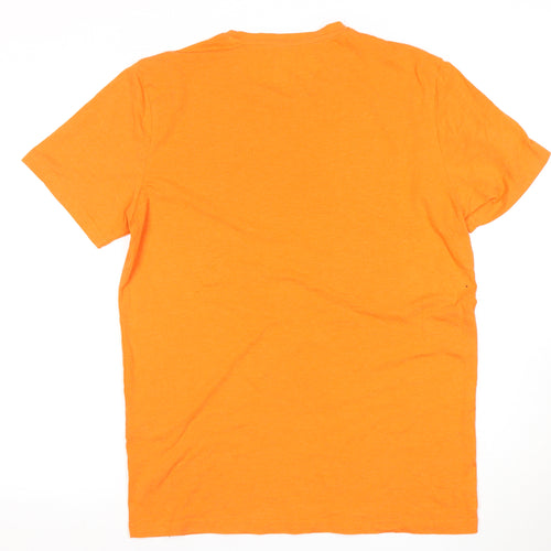 Tom Tailor Orange Men's Graphic Print T-Shirt M
