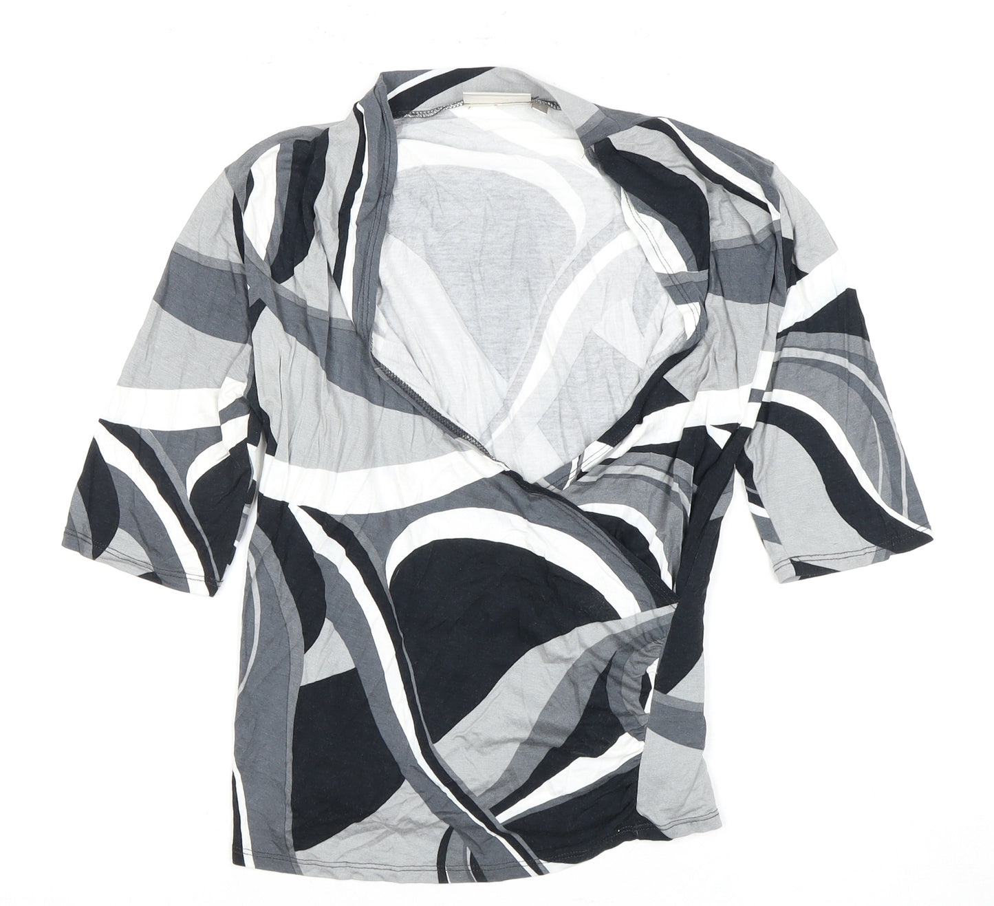 CC Stylish Women's Wrap Blouse - Multicoloured, S