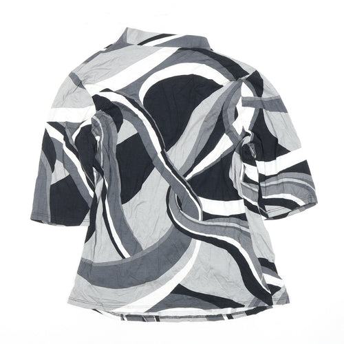 CC Stylish Women's Wrap Blouse - Multicoloured, S