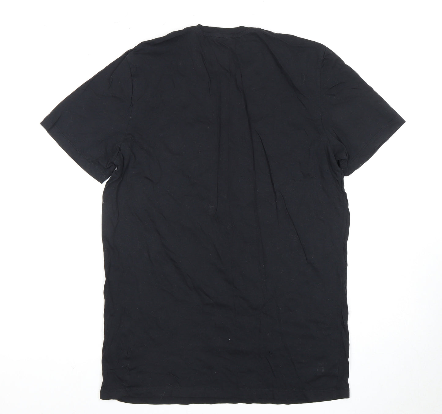Jack and Jones Men's Black Logo T-Shirt, Size L