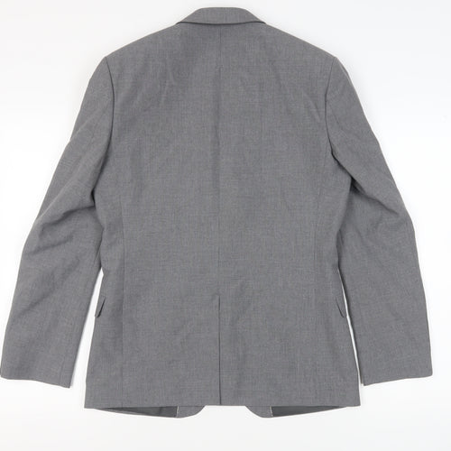 Red Herring Men's Grey Blazer, Size 38, Regular Fit