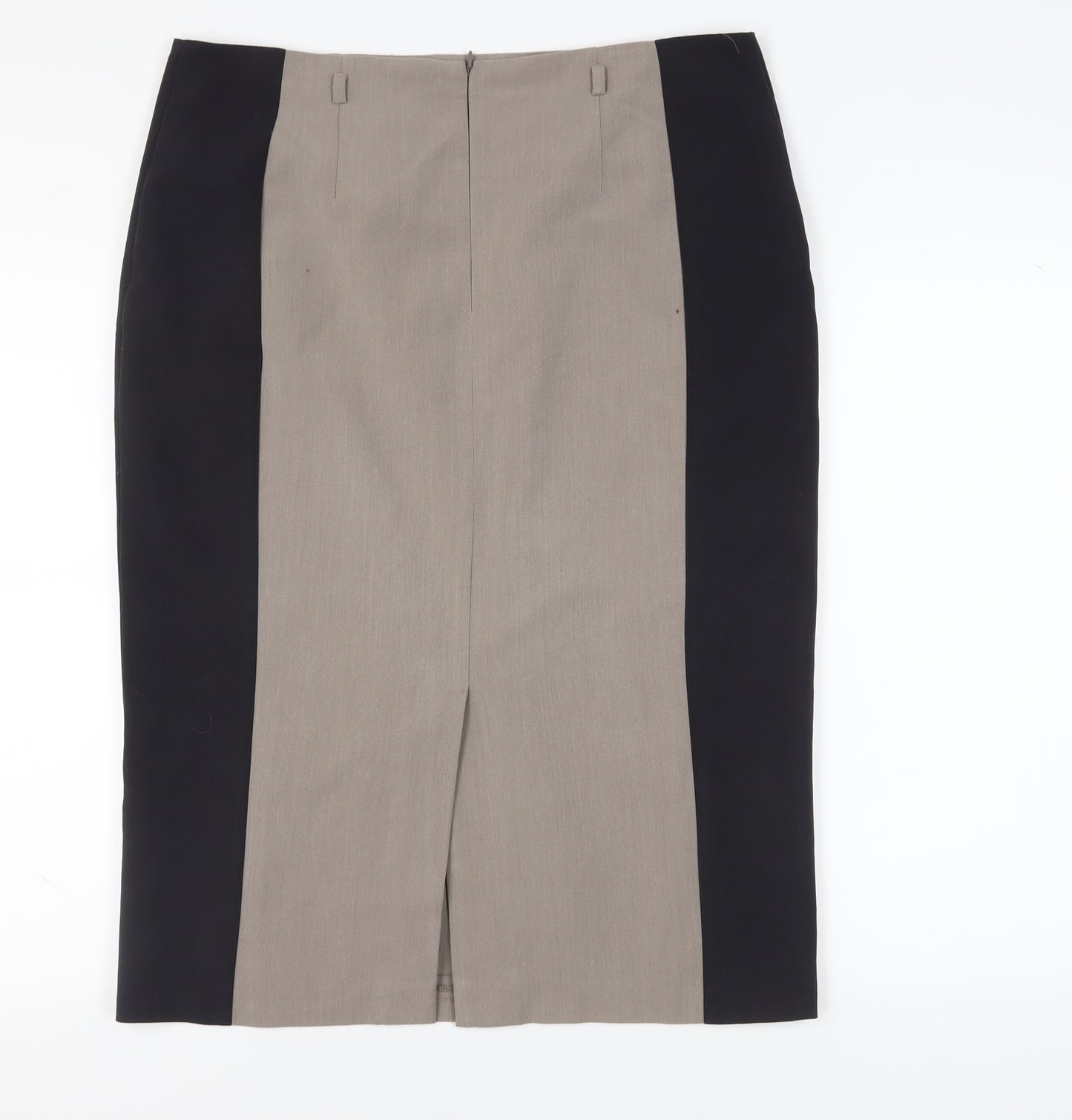 Marks and Spencer Women's Beige & Black Pencil Skirt Size 16