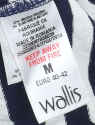 Wallis Women's Multicoloured Striped Shift Dress 12