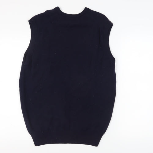 Lyle & Scott Men's Black Wool Vest L