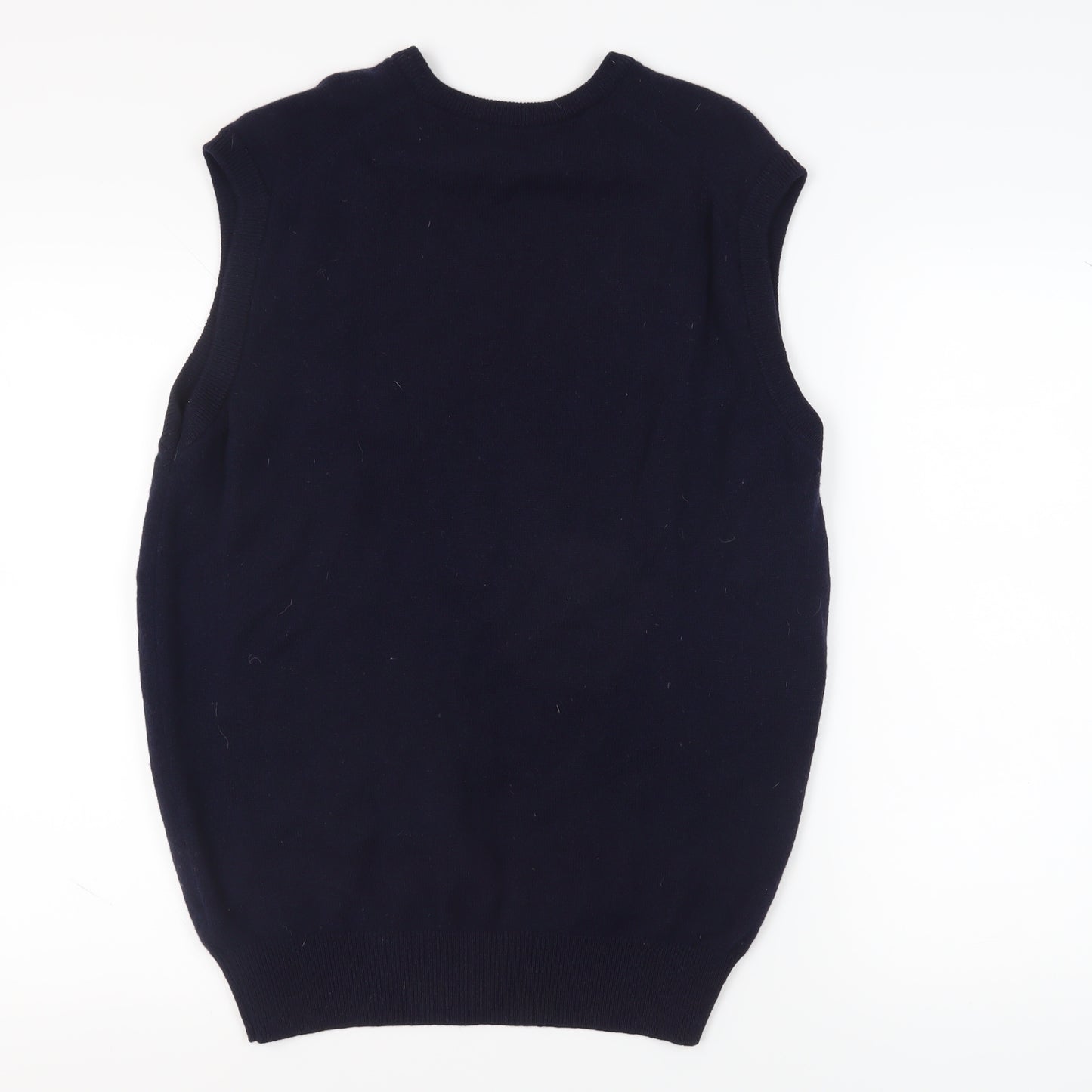 Lyle & Scott Men's Black Wool Vest L