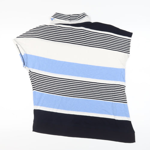 Phase Eight Women's Multicoloured Striped Roll Neck T-Shirt