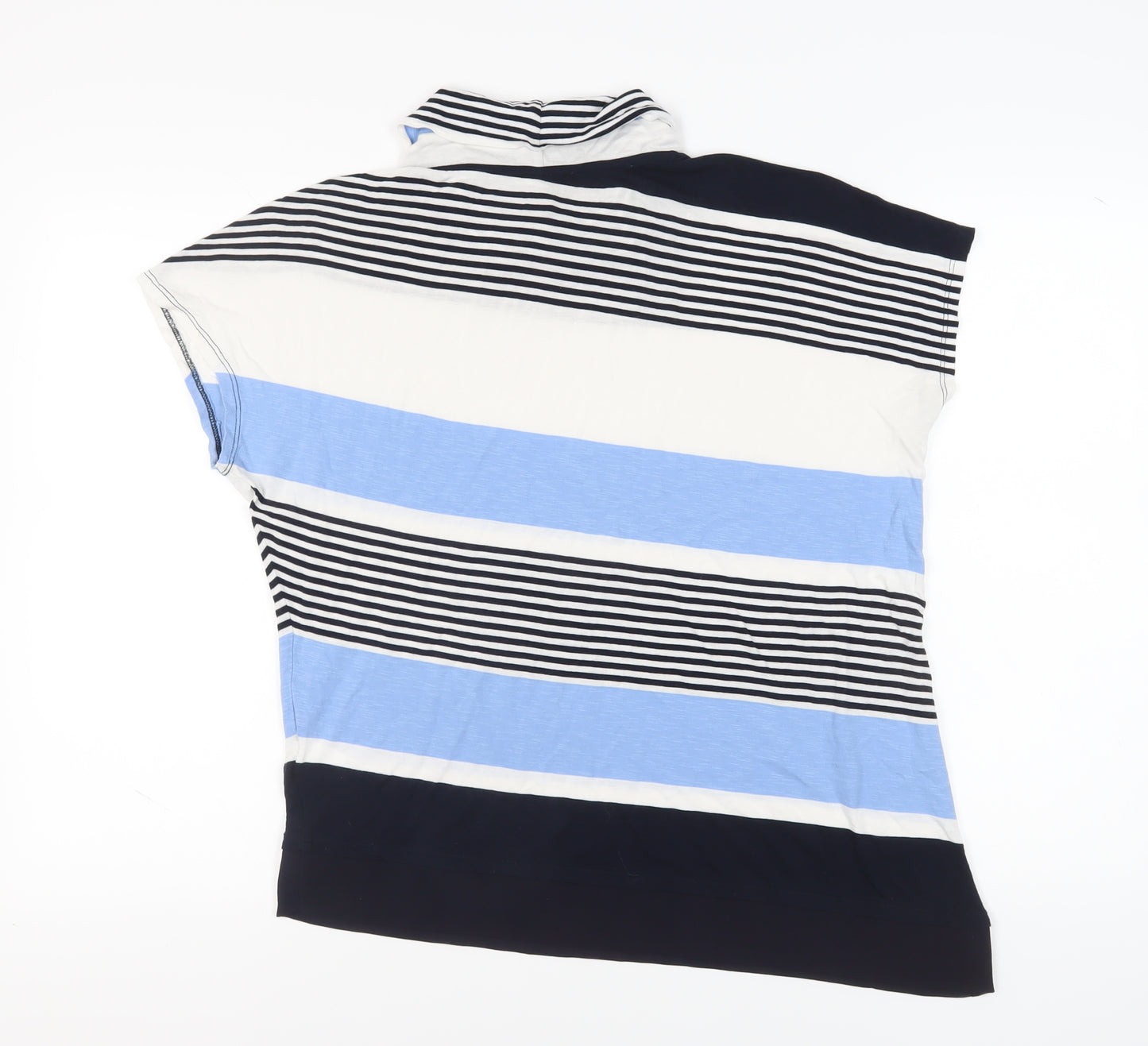 Phase Eight Women's Multicoloured Striped Roll Neck T-Shirt