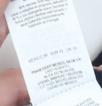 Phase Eight Women's Multicoloured Striped Roll Neck T-Shirt