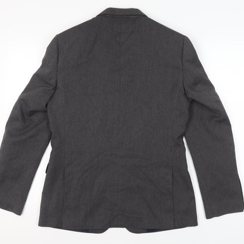 Marks and Spencer Men's Grey Blazer, 38R, Two-Button