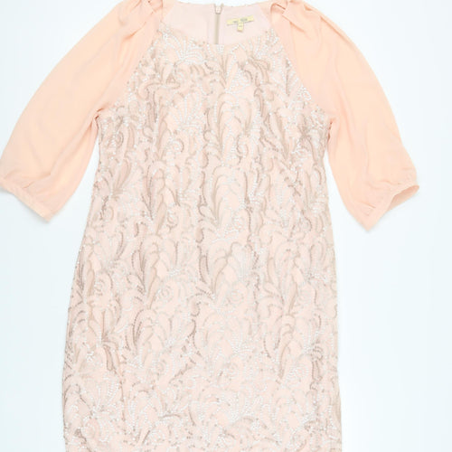 Next Pink Women Tall Dress Size 12 Party Cocktail