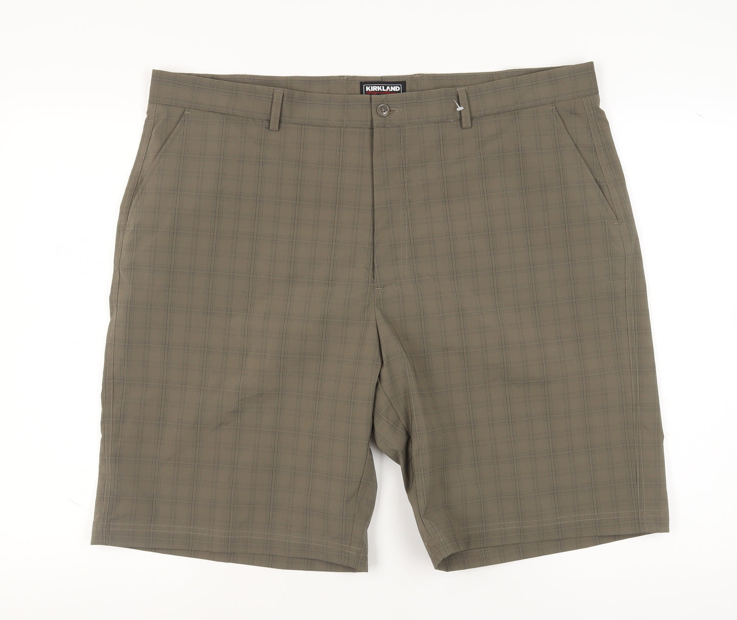 Kirkland Signature Men's Brown Chino Shorts Size 42