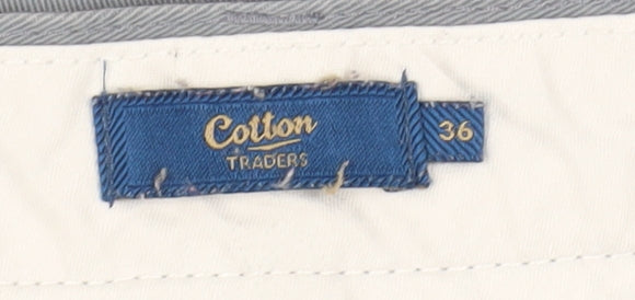 Cotton Traders Men's Blue Chino Trousers Size 36