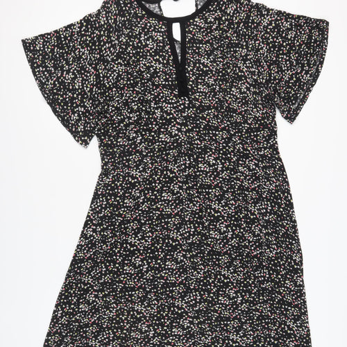 Monsoon Women's Black Floral Dress Size 18