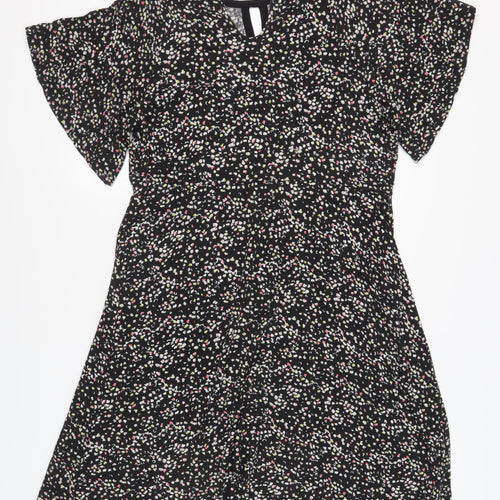 Monsoon Women's Black Floral Dress Size 18
