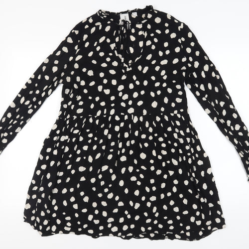 Collusion Women’s Black Polka Dot Dress Size 12