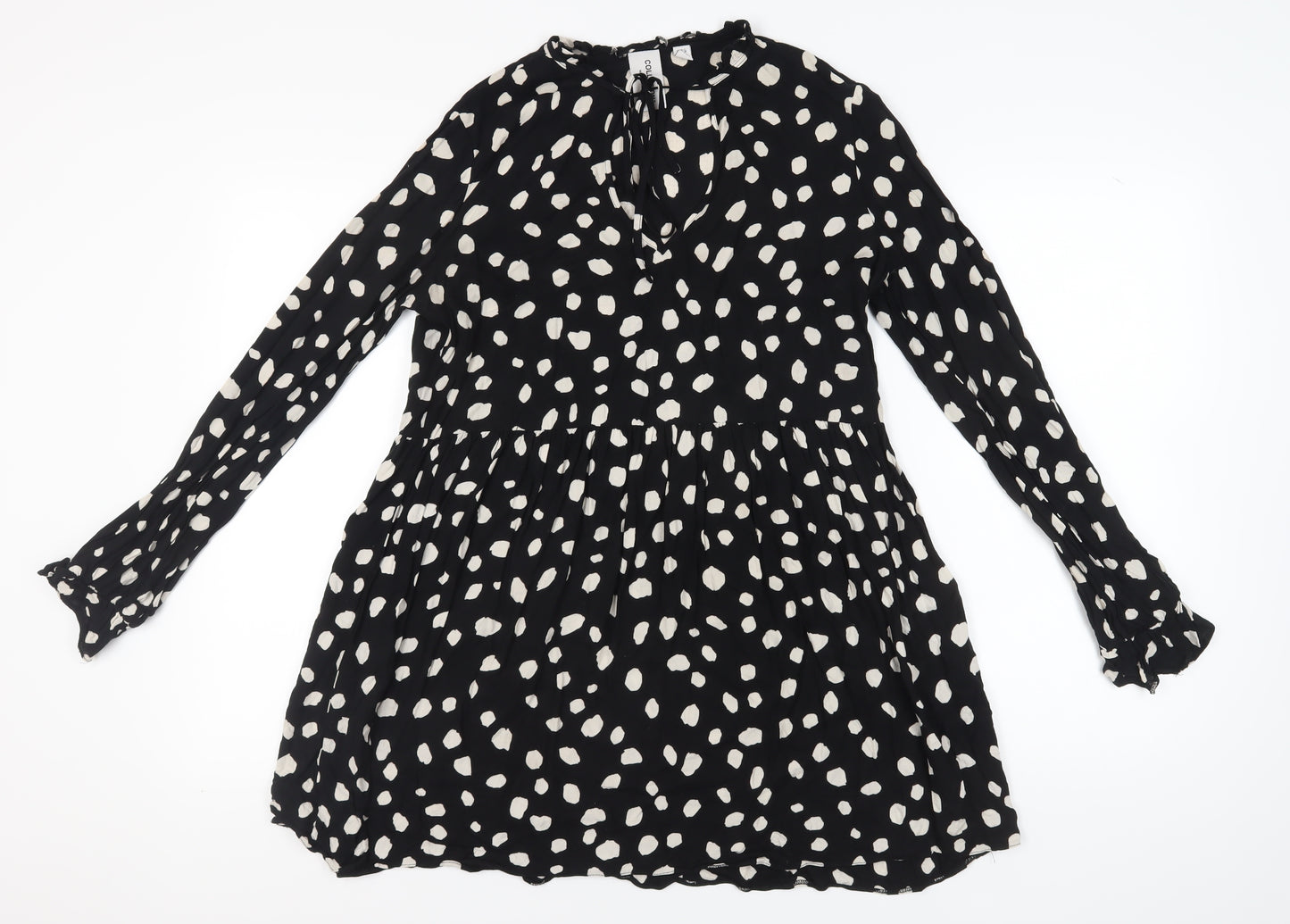 Collusion Women’s Black Polka Dot Dress Size 12