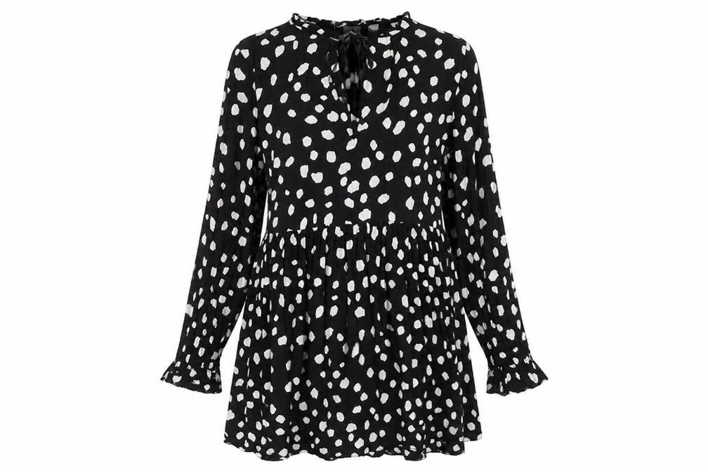 Collusion Women’s Black Polka Dot Dress Size 12