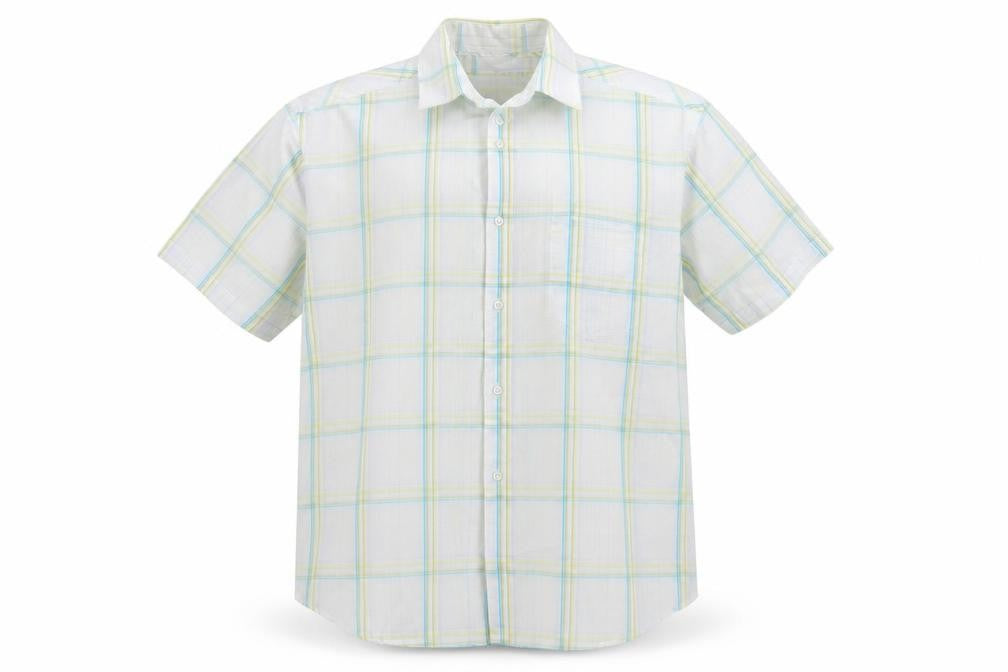 Front view of Thomas Nash Men's L Multicoloured Check Shirt