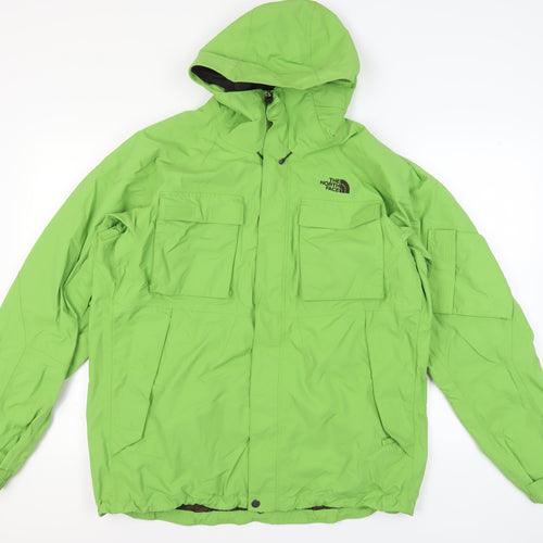 The North Face Men's Green Hooded Parka Jacket L