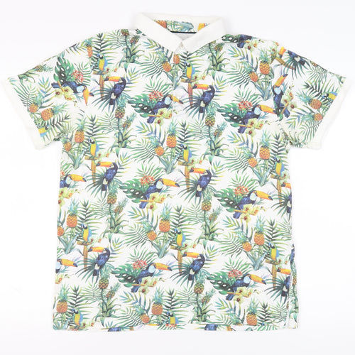Peter Werth Men's Multicoloured Tropical Polo L