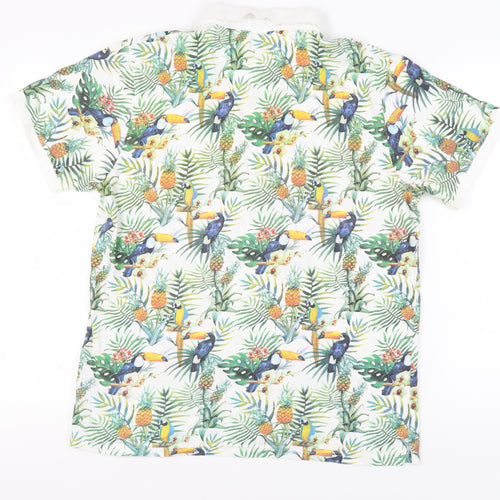 Peter Werth Men's Multicoloured Tropical Polo L