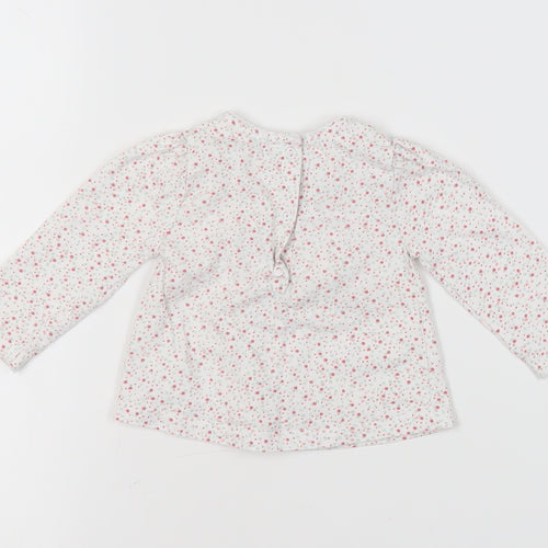 The Little White Company Unisex Baby Floral Blouse 0-3M