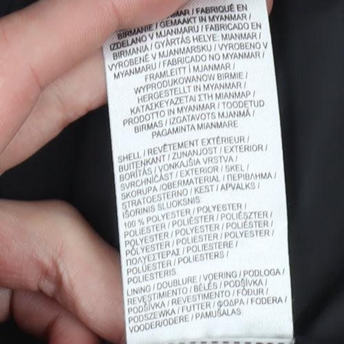 Firetrap Men's Black XL Quilted Jacket, Casual Style