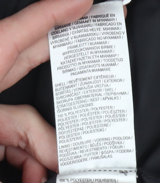 Firetrap Men's Black XL Quilted Jacket, Casual Style