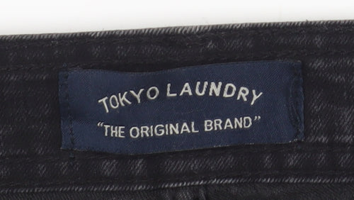 Tokyo Laundry Men's Black Slim Fit Jeans Size 32