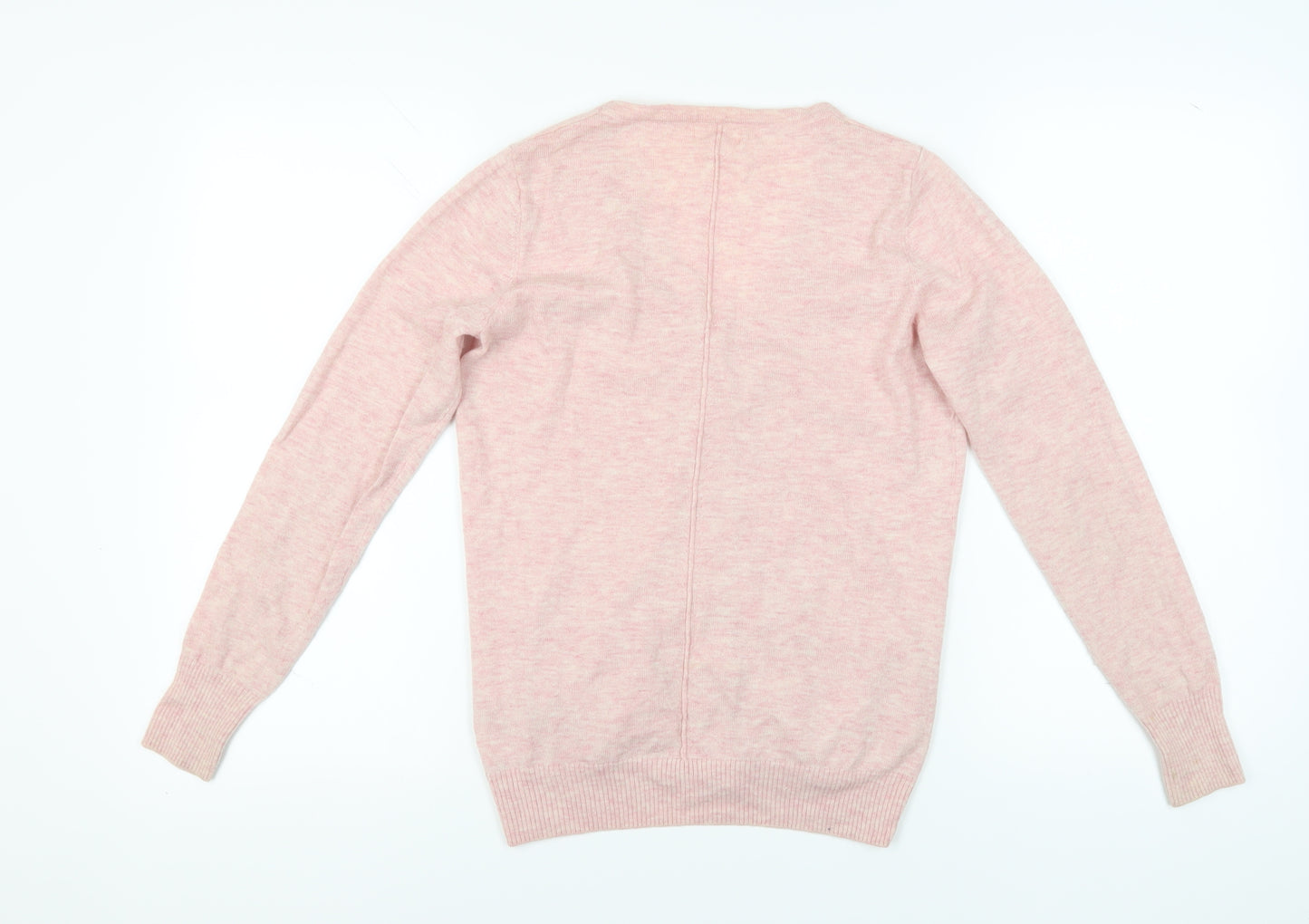 Fat Face Women's Pink Cardigan Size 10 Wool Blend