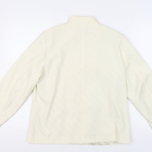 Klass Collection Women's Ivory Jacket Size 14