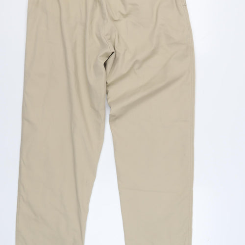 Cotton Traders Men's Beige Chino Trousers L