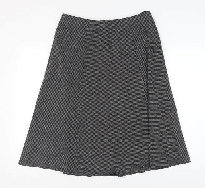 Marks and Spencer Women's Grey A-Line Long Skirt Size 12