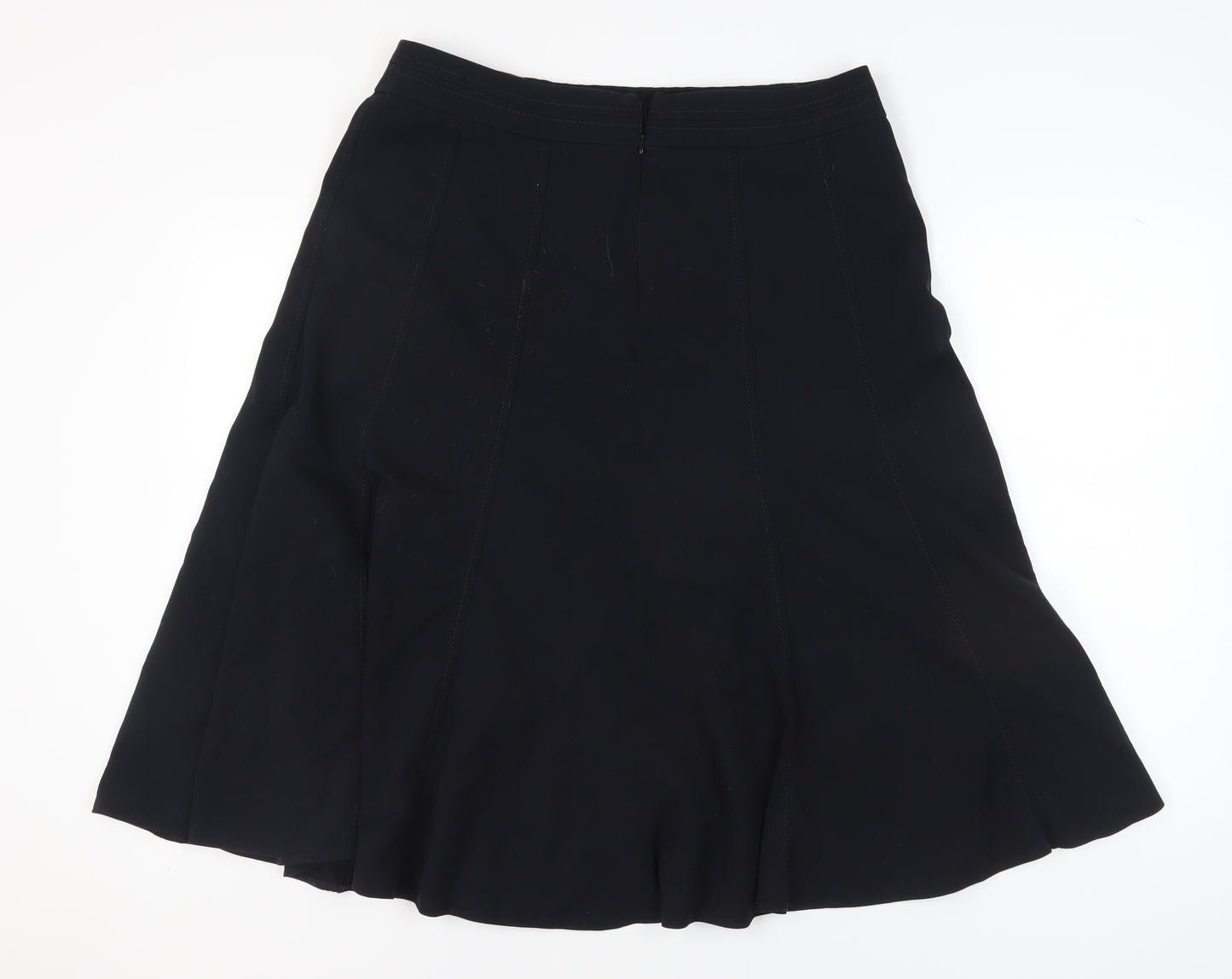 Marks and Spencer Women's Black Flare Skirt - UK 16