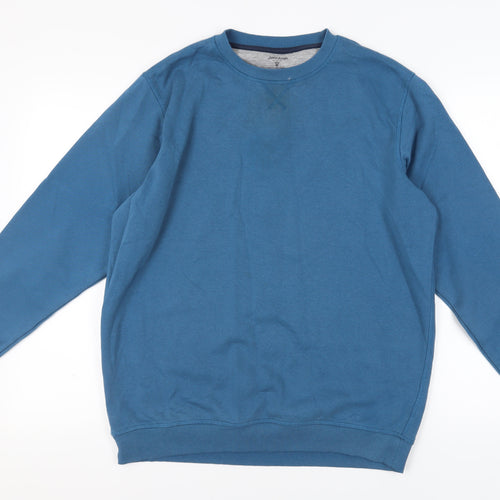 James Pringle Men's Blue Pullover Sweatshirt - L