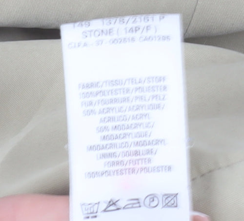 Marks and Spencer Women's Beige Jacket UK 14