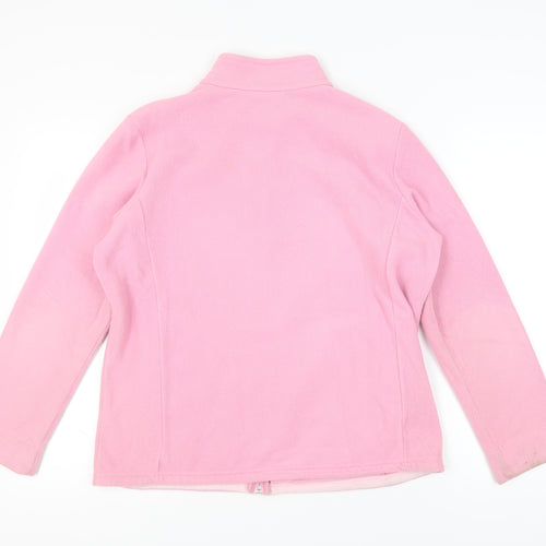 Marks and Spencer Women's Pink Fleece Jacket Size 16