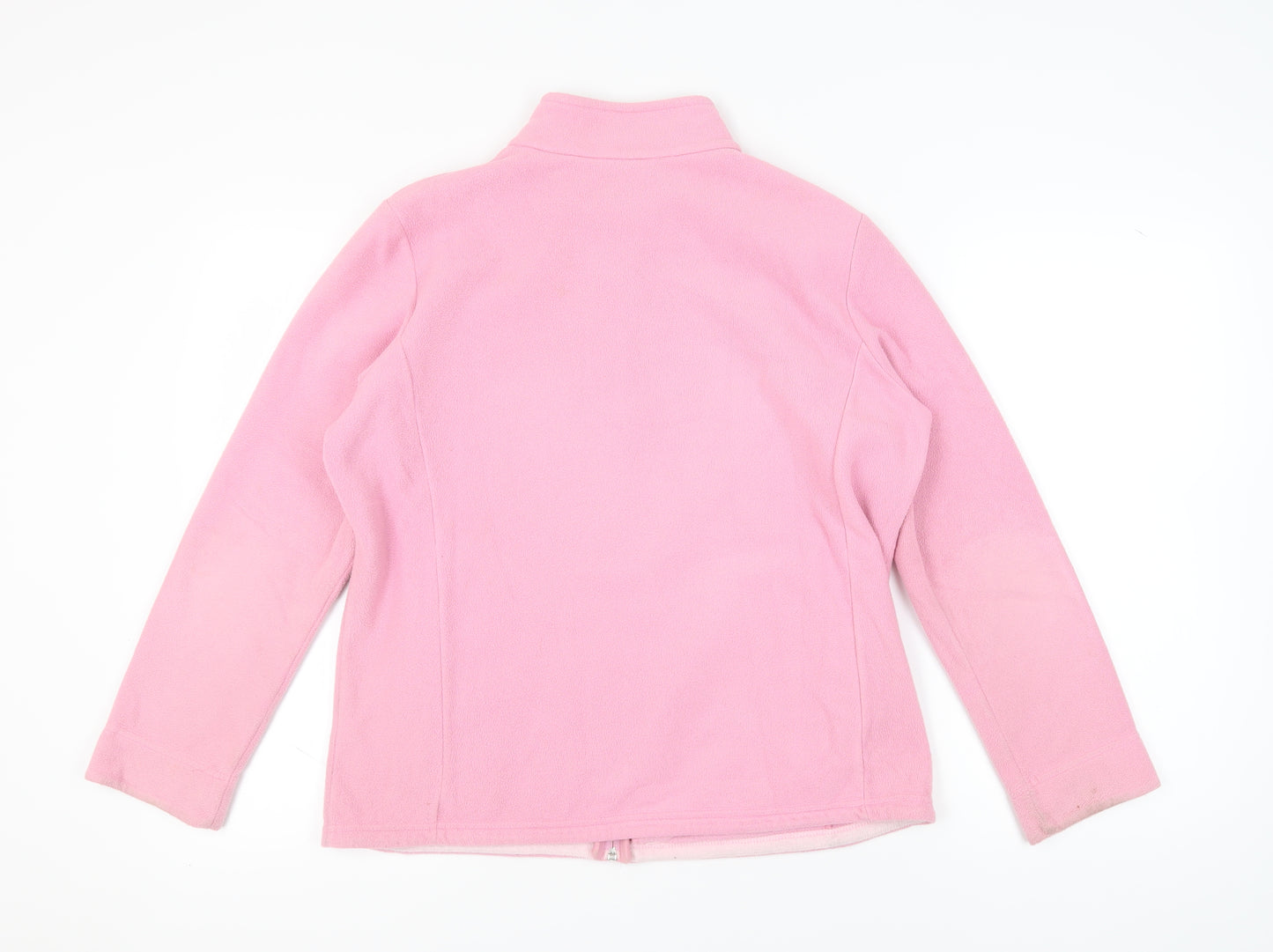 Marks and Spencer Women's Pink Fleece Jacket Size 16