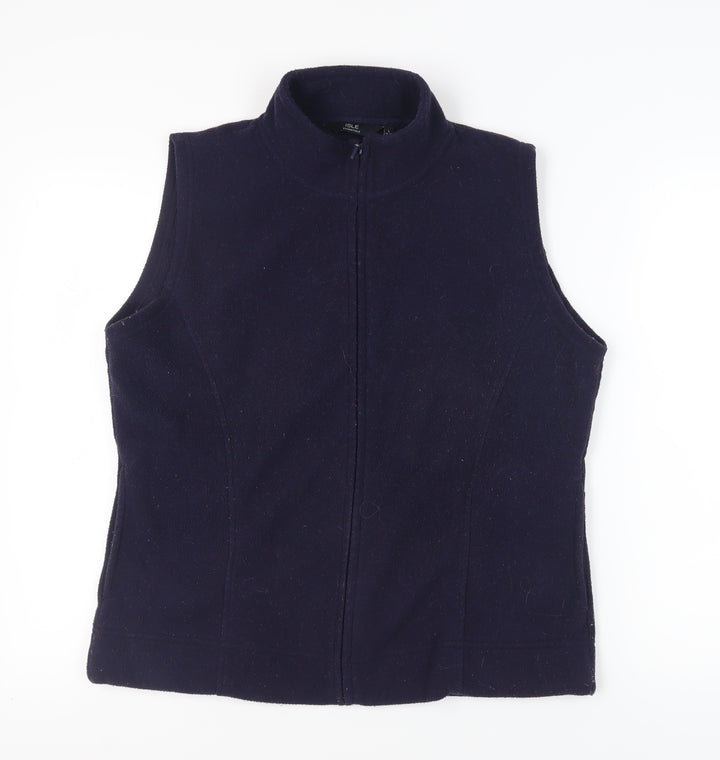 Isle Women's Blue Sleeveless Waistcoat - Size L