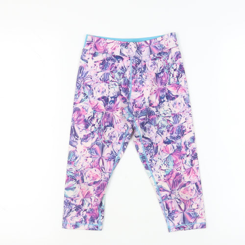 USA Pro Girls Multicoloured Floral Leggings 9-10 Years