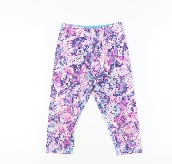USA Pro Girls Multicoloured Floral Leggings 9-10 Years