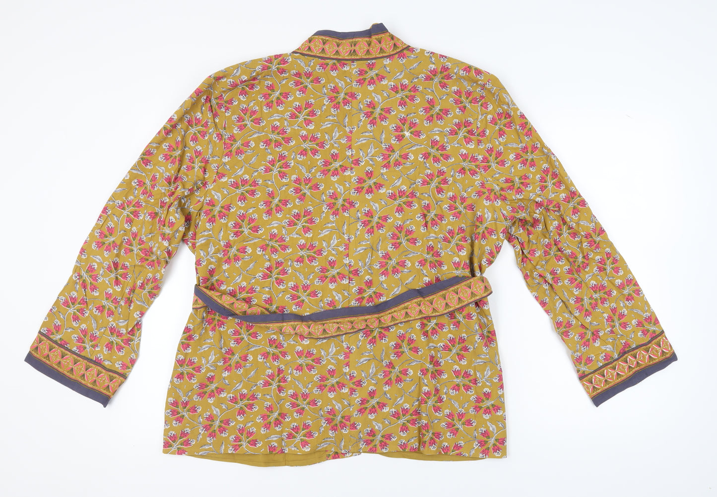 Damart Women's Multicoloured Kimono Blouse - Size L