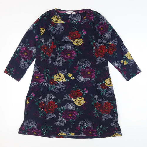 Country Rose Womens Multicoloured Floral Dress Size S