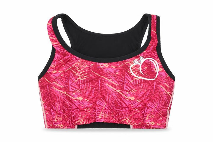 Regatta Women's Pink Sports Bra, Size 10-12, Geometric, Racerback