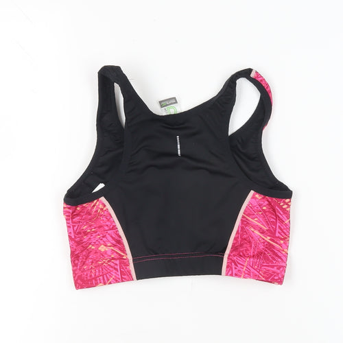 Regatta Women's Pink Sports Bra, Size 10-12, Geometric, Racerback