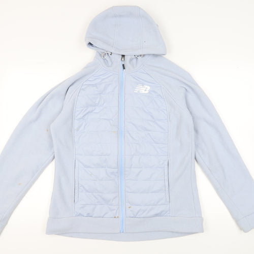 New Balance Women's Blue Puffer Jacket, Size L